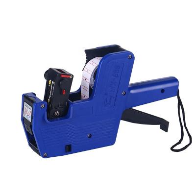 China 21*12mm Hot Tool MX-989 6 Digits Price Tagger Label Gun Machine Portable Handheld Sale Supermarket Price Labeler for sale