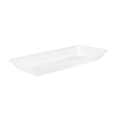 China 33 x 16 x 3.5 cm Disposable Foam Tray Dinner Market Meat Seafood Package for sale