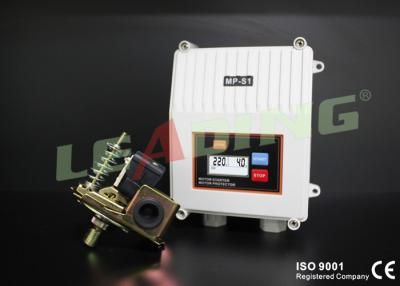 China IP54 Pump Motor Starter Protector , Single Phase Pump Starter Pump Stalled Protection for sale