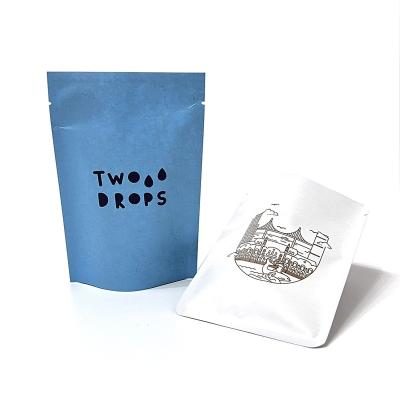 China Matte Finishing Custom Drip Coffee Recyclable Bag Food Grade Plastic Bag Waterproof Heat Sealable Packaging Bags for sale