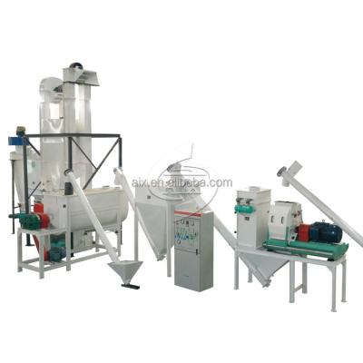 China Make Animal Feed Small Advanced Poultry Feed Pellet Machine Poultry Feed Pellet Production Line for sale