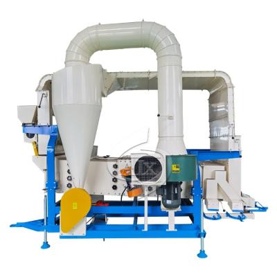 China Double Sieves High Efficiency Nut Seed Cleaning Machine Peanut Seed Cleaning Separator for sale