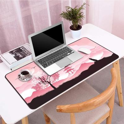 China Extra Large Size Gaming Printing XXL Desktop Protective Soft Rubber Edge Lock Custom Made Eco-Friendly Mouse Pad for sale