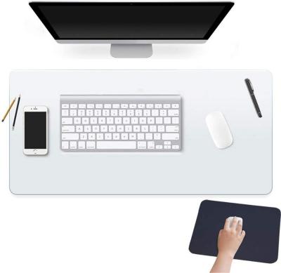 China Big Soft Transparent PVC Non Slip Waterproof Stocked Desktop Pad For Office for sale