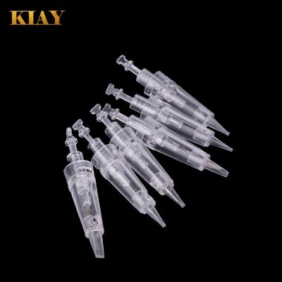 China Stainless Steel Permanent Disposable Gas Sterilized Microblading Permanent Makeup Needle Tattoo Cartridge PMU Cartridge Needles Tattoo for sale