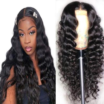 China Wholesale Natural Body Wave Hair Lace Wig, 360 Lace Frontal Loose Wave Hair Wigs, 40 30 26Inch Hair Wigs For Black Women for sale