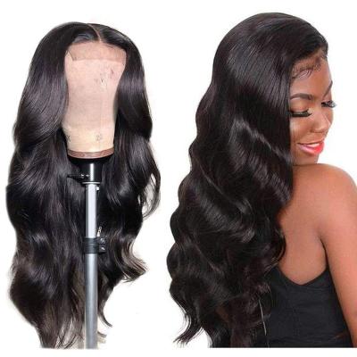 China Brazilian Body Wave Virgin Wigs Cuticle Aligned Hair Vendors Body Wave 30 Inch 13X6 Sheer Lace Frontal Wigs for sale