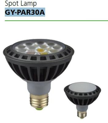 China IP65 LED Spot Lamp PAR30 Aluminum Housing Flick Free CE / UL / KS Certification for sale