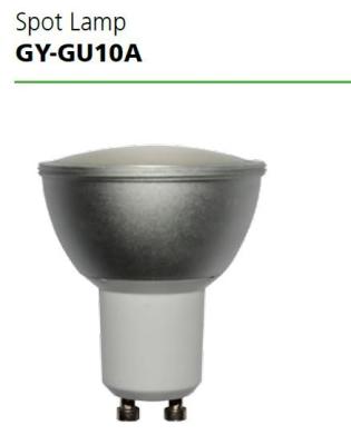 China 5W / 7W LED Spot Lamp GY-GU10A Energy Saving With Lower Power Consumption for sale