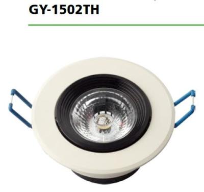 China Recessed LED Down Light GY-1502TH 7W 3000k / 6500k With External Power for sale