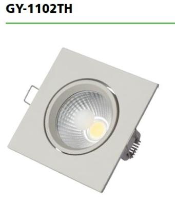 China GY-1102TH 6W esquadram o CE IP20 Recessed do diodo emissor de luz Downlights 95mm*95mm aprovado à venda