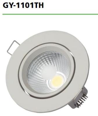 中国 GY-1101TH 6W LEDはDownlightsのホテルのプロジェクトのための穂軸LED Downlightの据え付け品を引込めました 販売のため