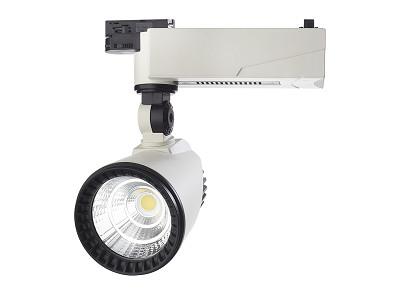 China IP20 White LED Track Lighting , 30W 220V AC Modern Track Lighting Fixtures for sale