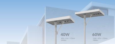 China Outdoor Ip65 All In One Solar LED Street Light Motion Sensor Integrated Lamp for sale