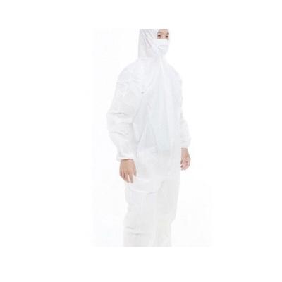 China Hood HengFeng Heat Sealed Seam SMS Coverall Blue Tied Seam Stitched, Hooded and Zipper for sale