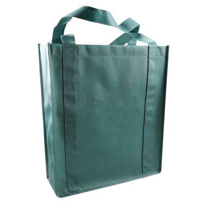 China Cheap Handled Made In China Custom Made Polypropylene (PP) Fabric Grocery Bag Nonwoven Shopping Bag Tote Bag China Handbags for sale