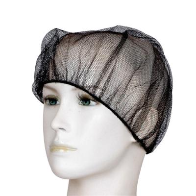 China Manufacturer Disposable Invisible Dustproof Cover Hairstyle Hair Net Head Nylon Food Industry Making Up Cap Customization for sale