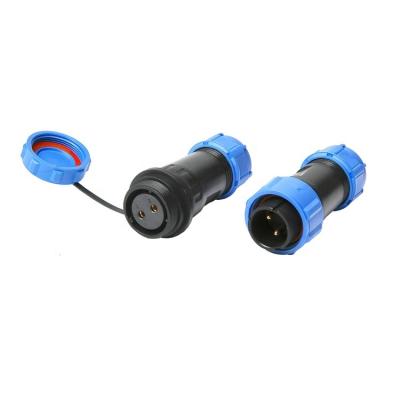 China SP13 IP68 Power Pin Waterproof Electrical Plastic Socket Weipu Threaded Connector 2 3 4 5 Pin Industrial Waterproof Connector for sale