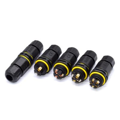 China Outdoor IP68 Waterproof Cable Quick M20 Waterproof Electrical Plug 2 3 4pin Ip68 Waterproof Connector for sale