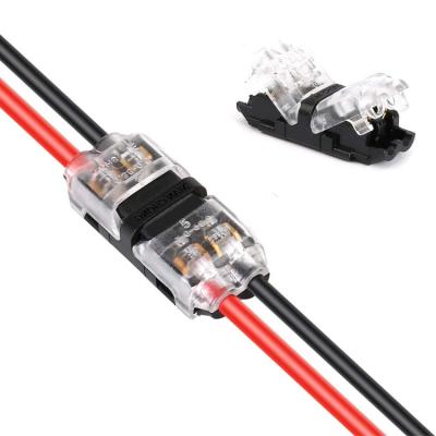 China Outdoor Low Landscape Lighting Low Voltage Wire Connectors 2 Pin 2 Way I Form Terminals 18/20/22 A.W.G. Quick Splice Wire Wiring Harness Connector for sale