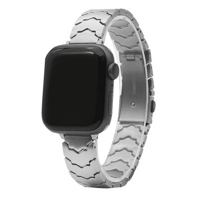 China Apple Watch Stainless Steel Se 7 Series 6 Metal Wrist Replacement Waterproof Watch Strap 38mm 42mm for sale