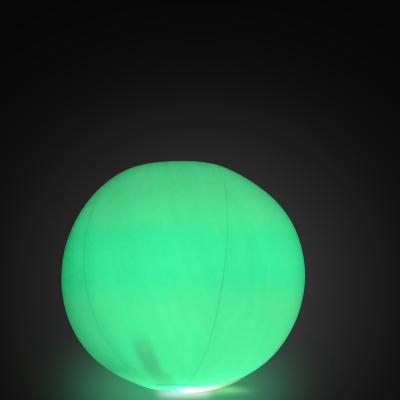 China Toy Neon-Glo Glow In The Inflatable Dark Inflatable Beach Ball Anime Pool For Doll People for sale