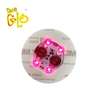 China 3 Flashes (Quickly Flashing High Quality Led Light Sticker Promotion Gifts Event and Party Supplier for Cup Bottle Light Led Coaster for sale