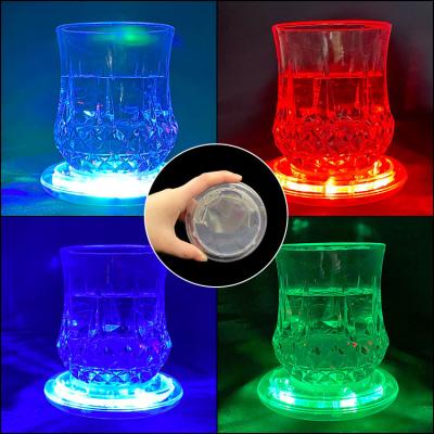 China Top Quality Traditional Chinese New Arrivals Party Led Light Decoration Multicolor Party Event Cup Coaster With Custom Design for sale