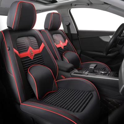 China Five-Seat durable waterproof leather car health universal hot sale can be customized logo car waterproof unisex seat covers for sale