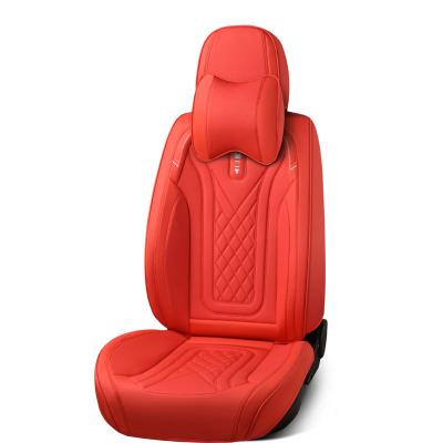 China Durable Waterproof Leather Material To Relieve Fatigue And Easy Care Inclusive Universal Coach Car Seat Covers for sale