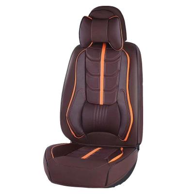 China Customized Durable Waterproof Leather/PU Leather Car Seat Covers For All Most Cars Full Set Of Car Seat Covers for sale