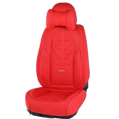 China Easy Clean Hot Selling Full Leather Waterproof Sports Pattern Included Easy Care All Suitable For Five-seater Cars Car Seat Covers for sale