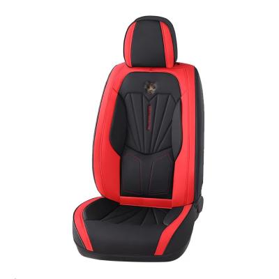 China Full Hot Sale Green Red Black Unisex Customizable Car Five-seater Car Seat Covers Inclusive Special Waterproof Durable Leather for sale