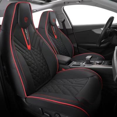 China Full sports waterproof leather hooded style, durable wipeable, washable and easy to care for men and women with airbag car seat covers for sale