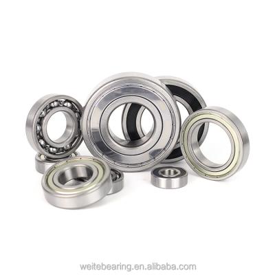 China Material of Construction Shops High Precision Deep Groove Ball Bearing 6200 6201 6202 6203 6204 6205 6206 608 High Speed ​​and Low Noise Bearing for sale