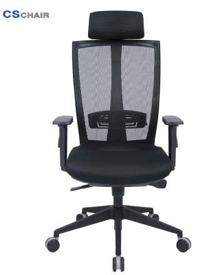 China (Waist) High Back Supported Adjustable Lumbar Mesh Office Chair for sale