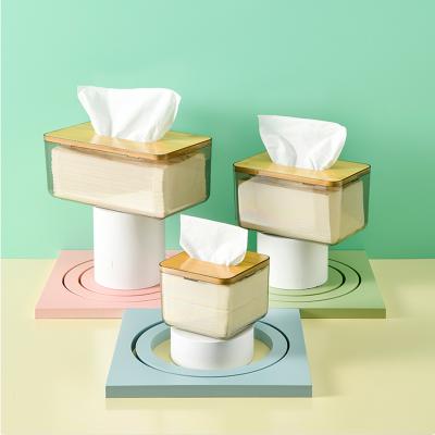 China Minimalist INS wind creative paper box living room simple household paper box towel pumping pumping box for sale