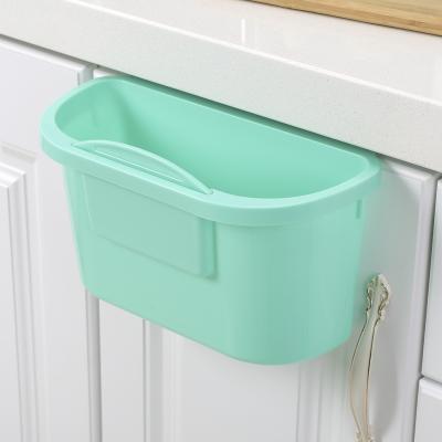 China Eco-friendly Sustainable PP Kitchen Waste Bin Hot Selling Plastic Hanging Bin for sale