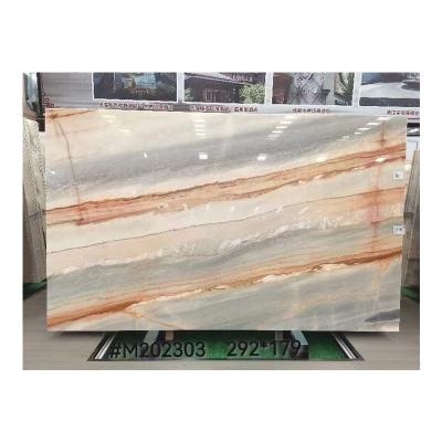 China Modern Grade Exclusive High Quality Translucent Jade Marble Slab China Marble For Flooring Border Designs for sale