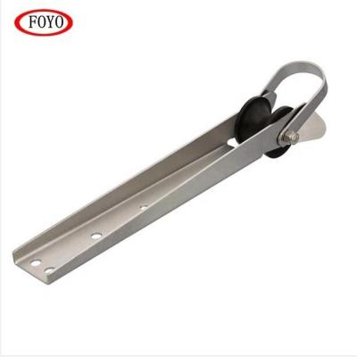 China Heavy Duty Stainless Steel Self Roller Anchor Bow Anchor Roller Foyo Boat Bow Launching Rollers for sale