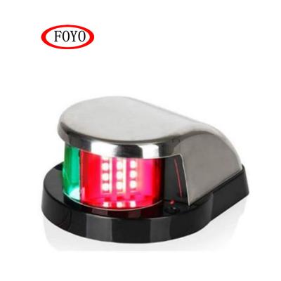 China FOYO Marine Boat LED Bi Navigation Marine Light Marine Bow Light Red Green 12V Zinc Alloy Color for sale