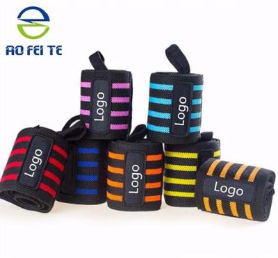 China Comfortable Amazon Gym Wrist Straps Lifting Up Custom Wrist Wraps Wrist Compression Sleeve With Low Price for sale