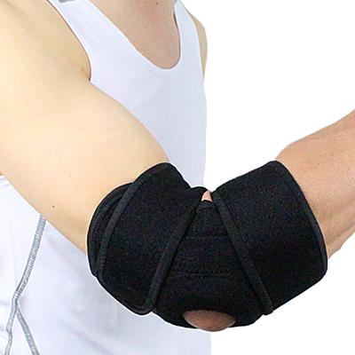 China Adjustable Comfortable Breathable Good Quality Sports Elbow Wrap Around Spring Guard Arm Elbow Support for sale