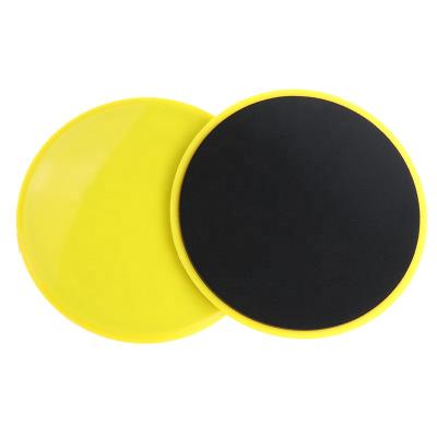 China Durable Wholesale Custom Logo Gym Sliding Plastic Core Exercise Disc Sliders for sale