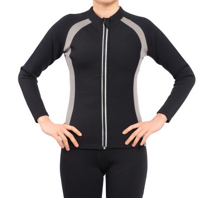 China Women Females Sweating Body Suit Professional Training Women Zipper Fits Slim Shaper Bodybuilding Suit Functional SCR Sweat Sauna Suit for sale