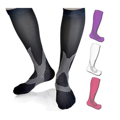 China Best Selling QUICK DRY High Knee Foot Sleeve Ankle Running Medical Mens Private Label Compression Socks for sale