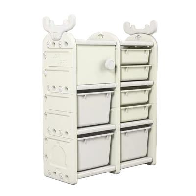 China Modern Reindeer Toy Shelf Children's Toy Storage Cabinet CHILDREN'S Cabinets for sale