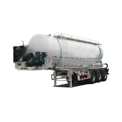 China 45cbm Bulk Cement Tank Semi Trailer Truck for Tractor Head for sale