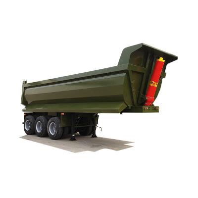 China Three Axles 40Ton Payload Rear Dump Semi Trailer Truck for sale