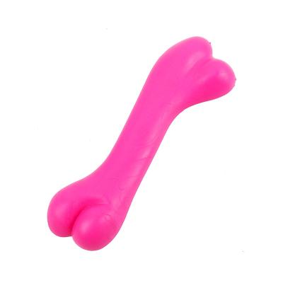 China Professional Production TPR Bone Type Bite-Resistant Rubber Dog Toy Dog Molar Rubber Toy for sale